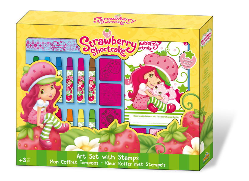 Set de dibujo Strawberry Shortcake