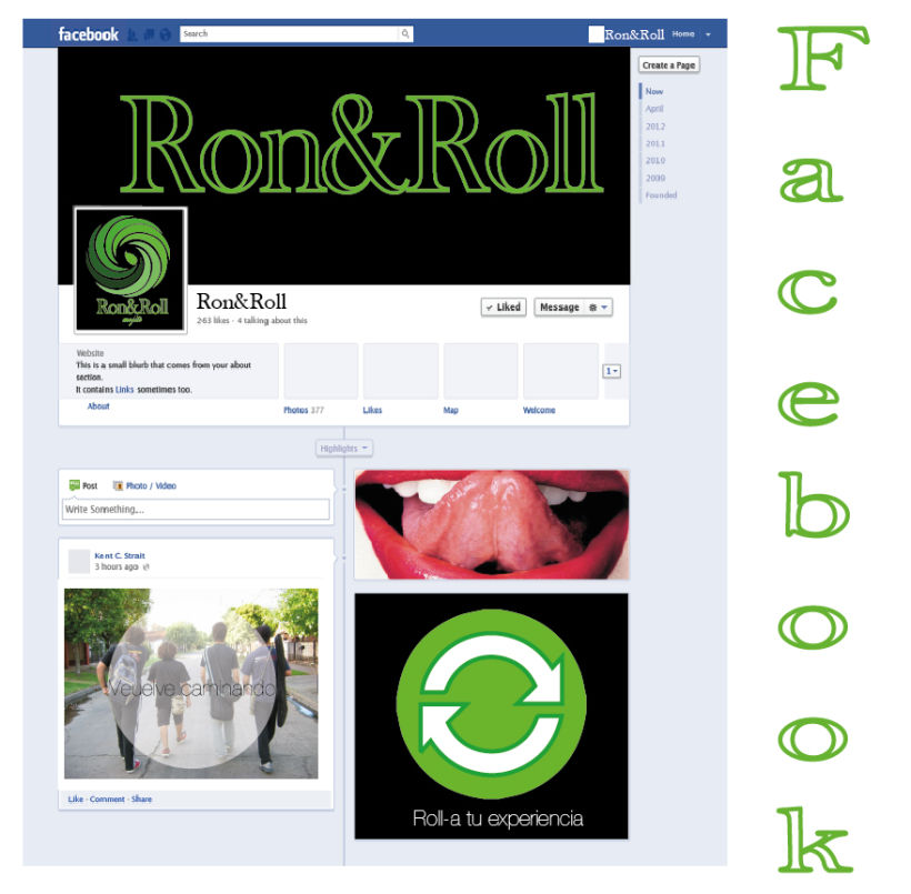 Campaña Ron&Roll (mojito) Facebook 0