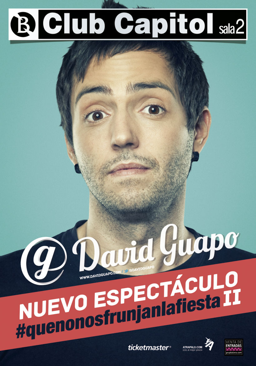 Cartel espectáculo David Guapo -1
