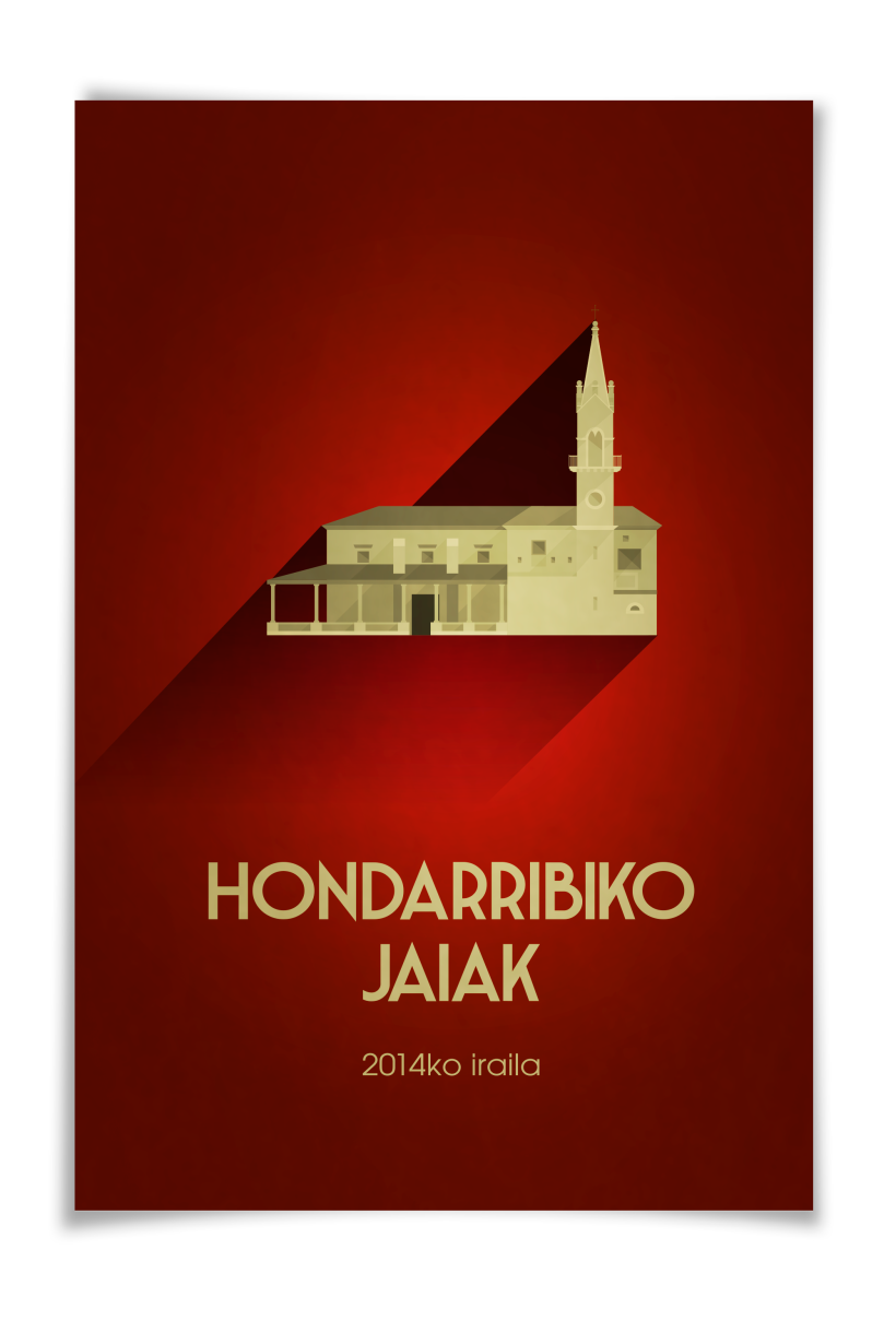 Propuesta cartel de fiestas de Hondarribia (Gipuzkoa) 2014 1