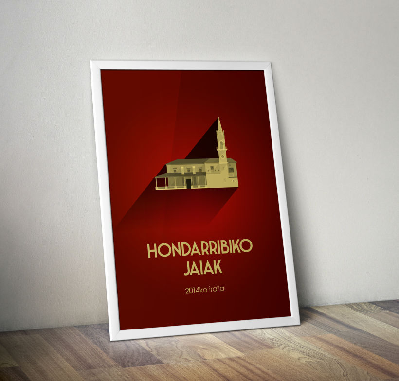 Propuesta cartel de fiestas de Hondarribia (Gipuzkoa) 2014 3