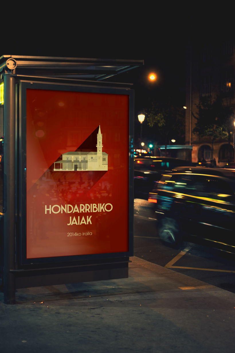 Propuesta cartel de fiestas de Hondarribia (Gipuzkoa) 2014 4