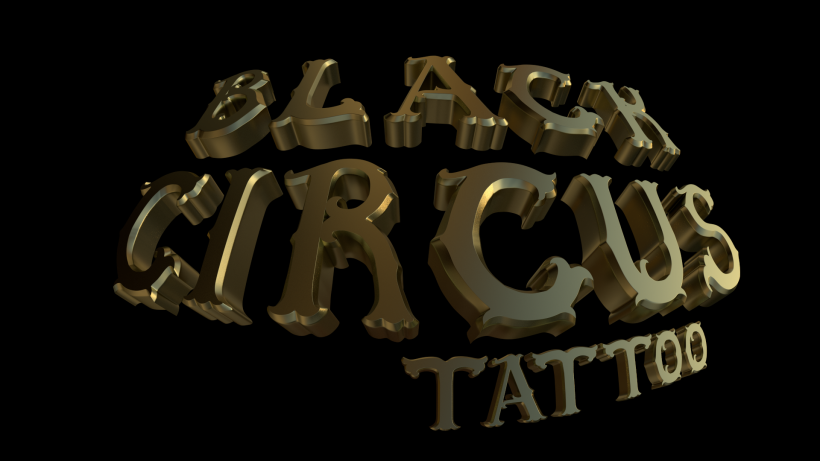 Diseño logo 3D - Tienda tattoo de Tenerife 2