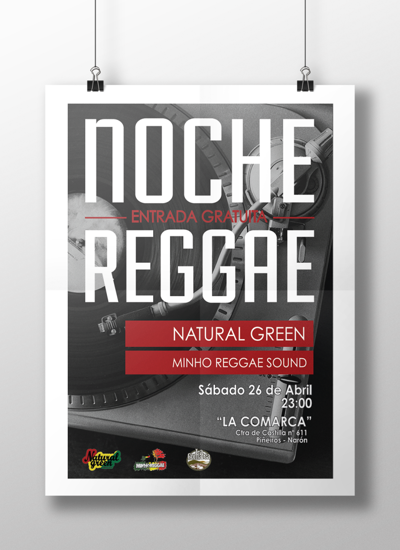 Cartel Noche Reggae 0
