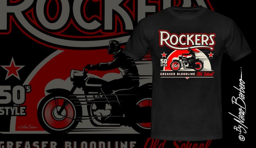 Colección de camisetas, Rockabilly art 9