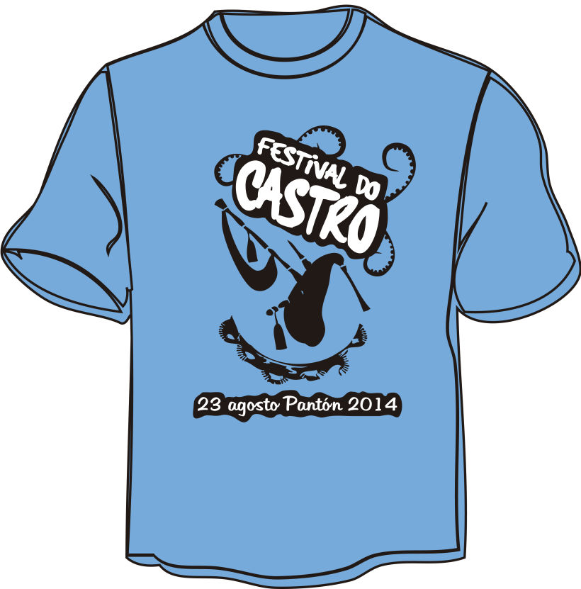 Camiseta "Festival do Castro" -1