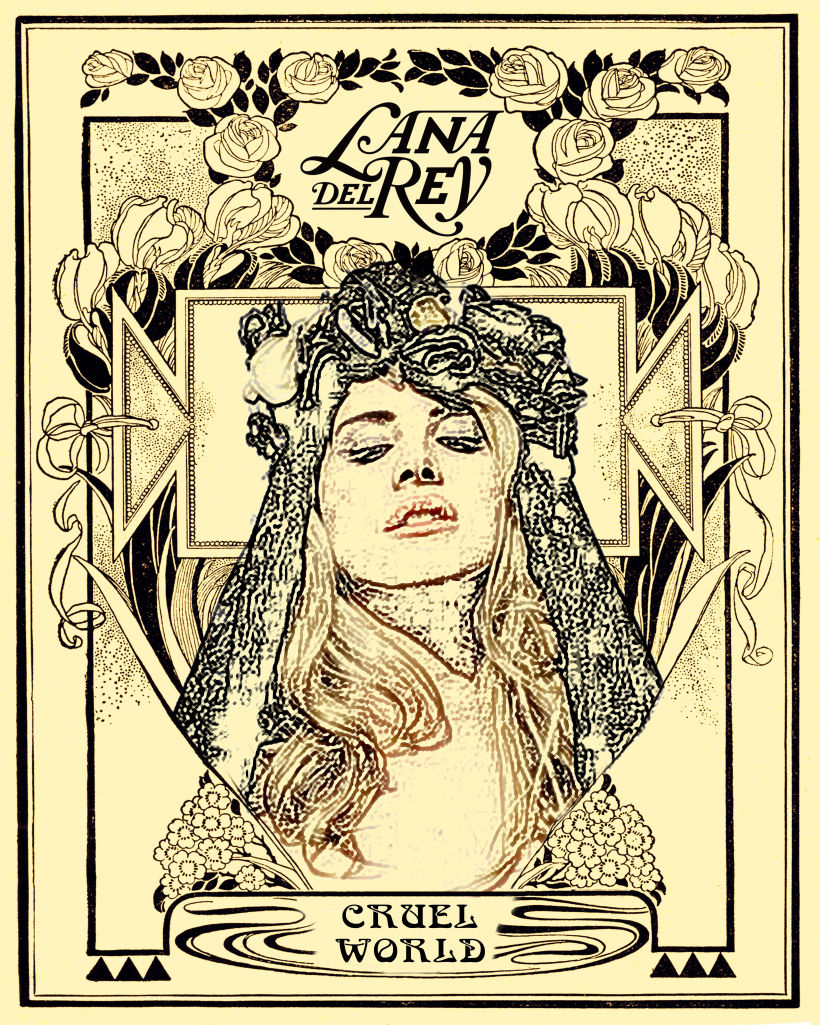 Lana del Rey "Cruel World" Poster -1