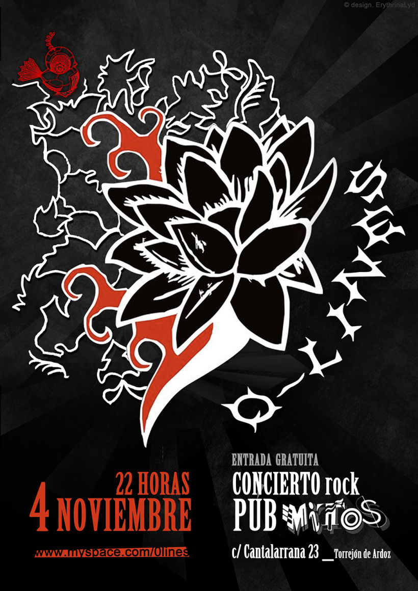 O-lines Poster de concierto -1