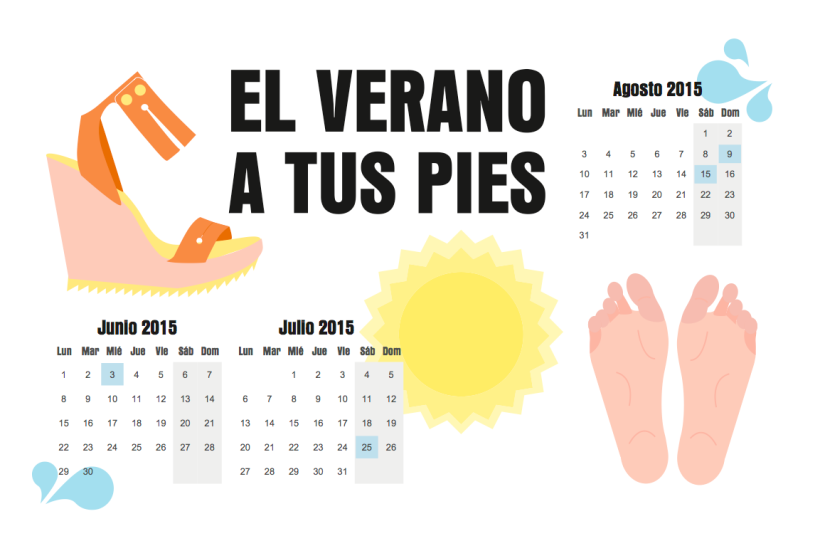 Mi Proyecto del curso Ilustrando el tiempo - Un año a tus pies (calendario) 4