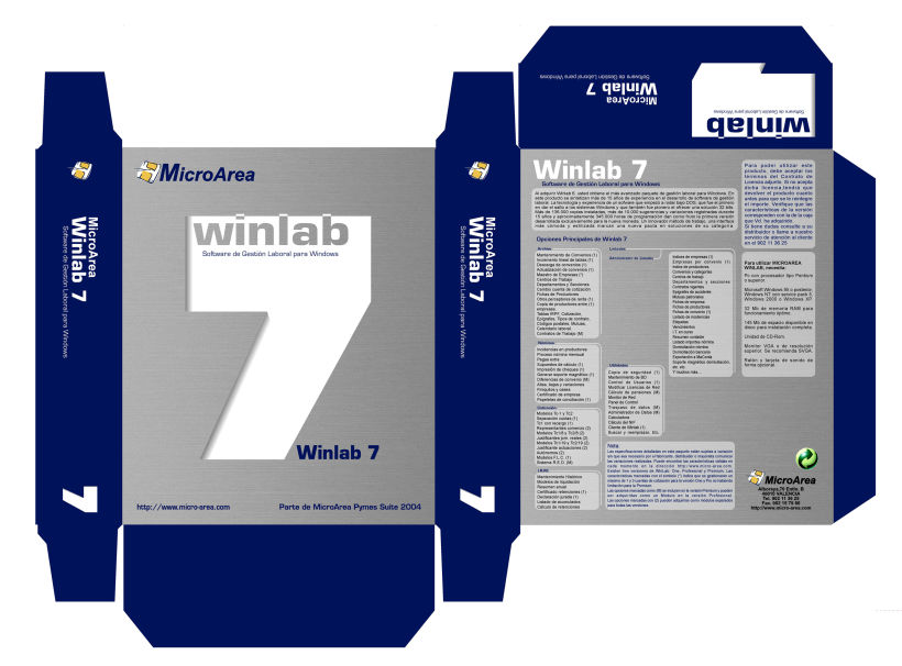 Packaging para software informático 1