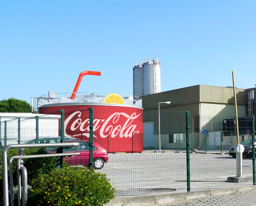 Fabrica de Coca Cola Portugal: Ilustración y Diseño de showroom y zonas 1