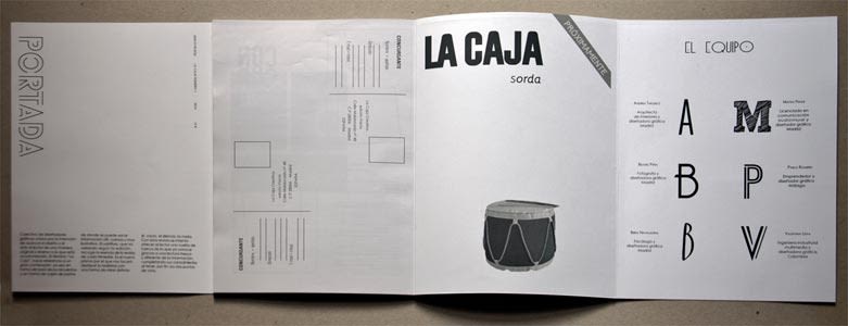 DISEÑO EDITORIAL: Revista "LA CAJA" 1