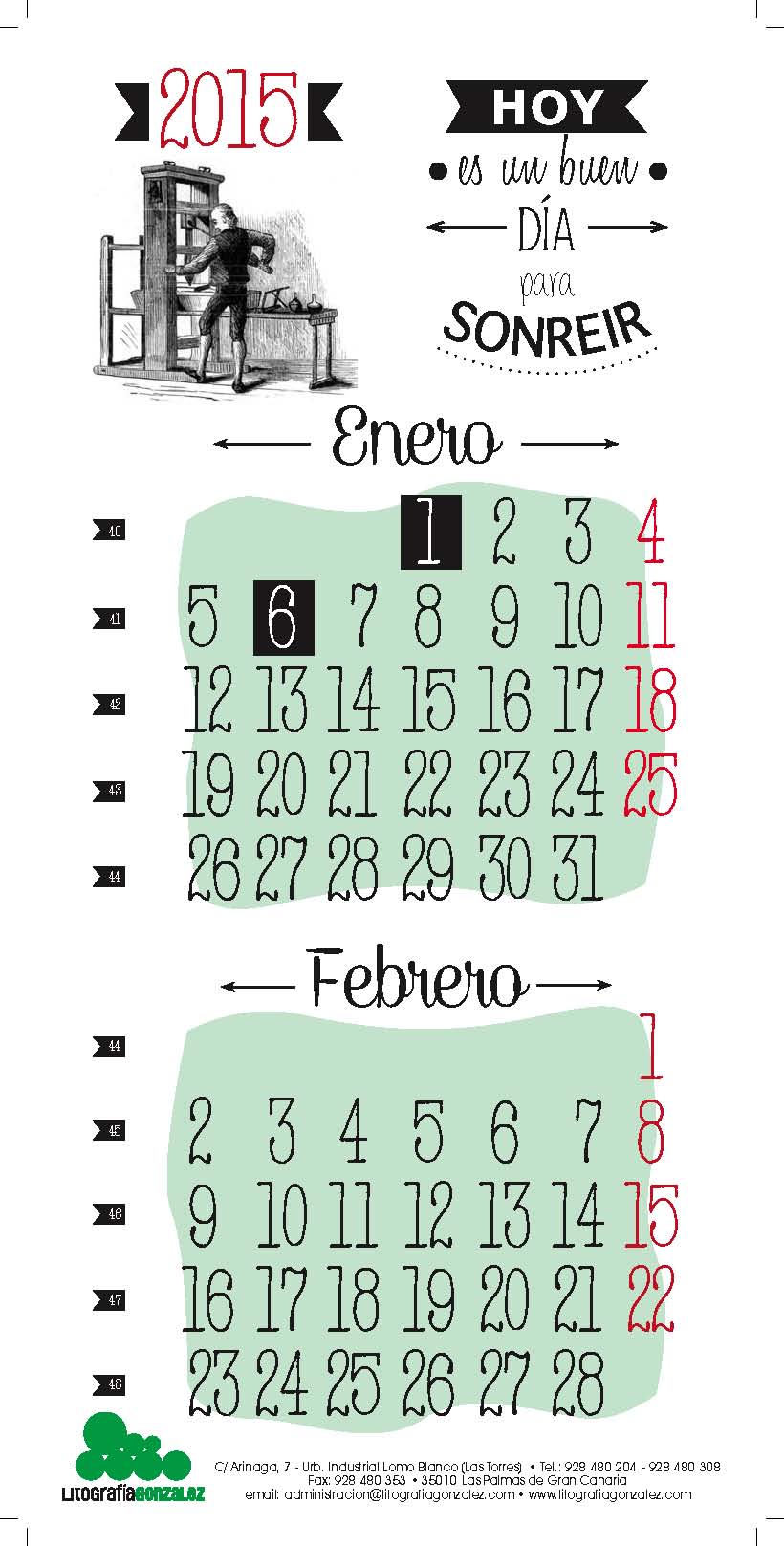 Calendarios 0