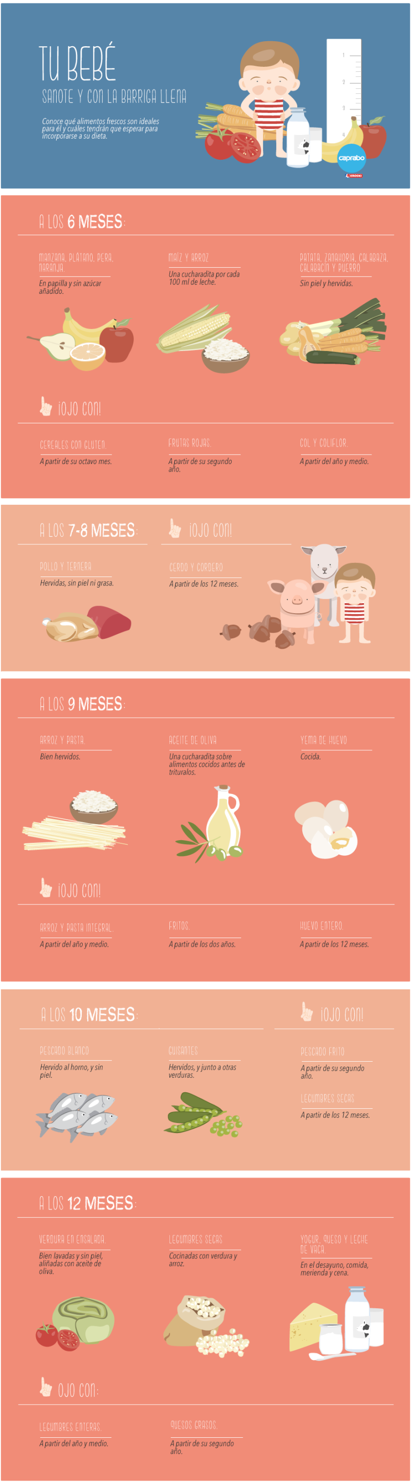 ¿Qué puede comer tu bebé durante su primer año? 1