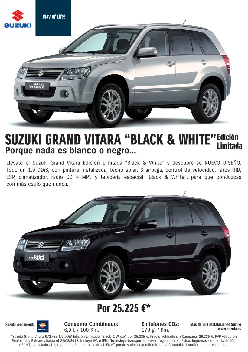 Gráficas Suzuki Grand Vitara (2012 - 2013). 1