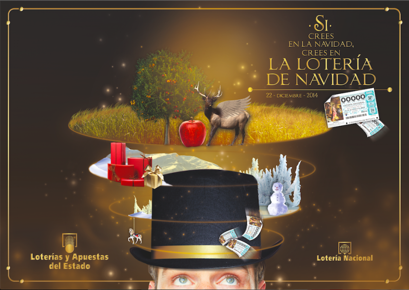 Cartel Lotería Navidad 2014. 1