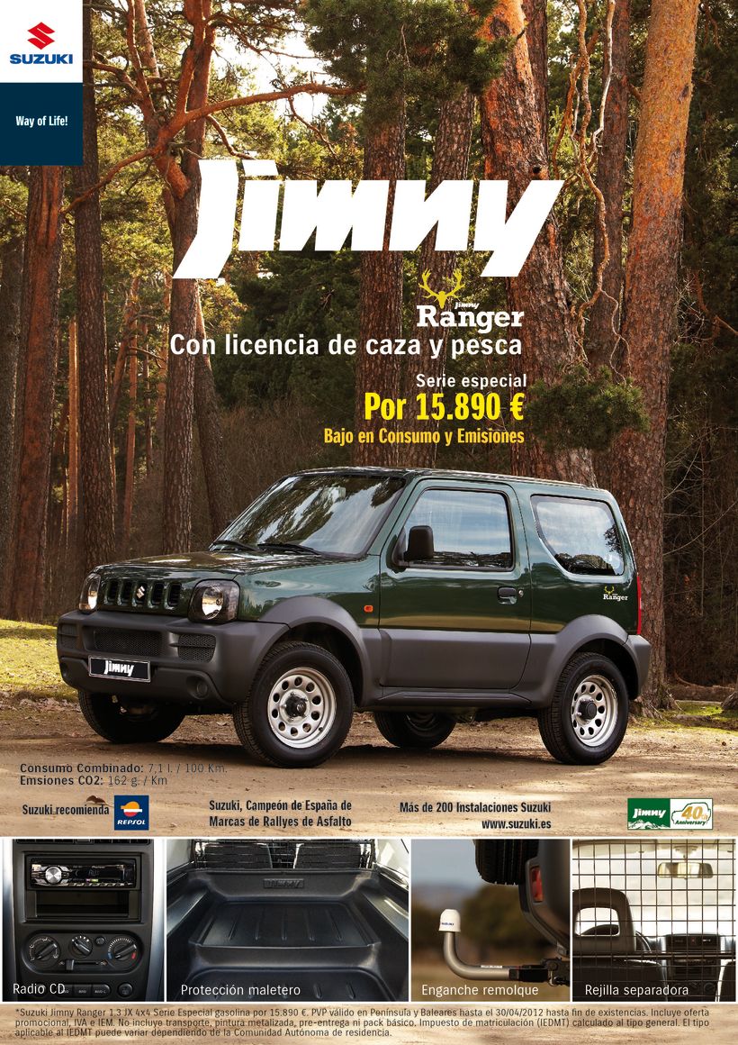 Gráficas Suzuki Jimny (2009 - 2012). 2