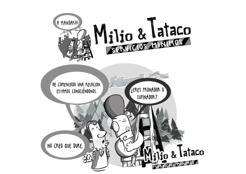 Milio&Tataco ( tiras cómicas periódicos ) 4