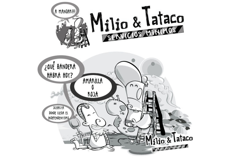 Milio&Tataco ( tiras cómicas periódicos ) 8