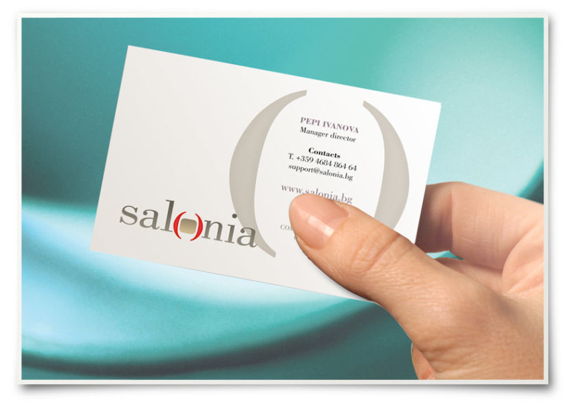 Salonia brand identity and web development 1