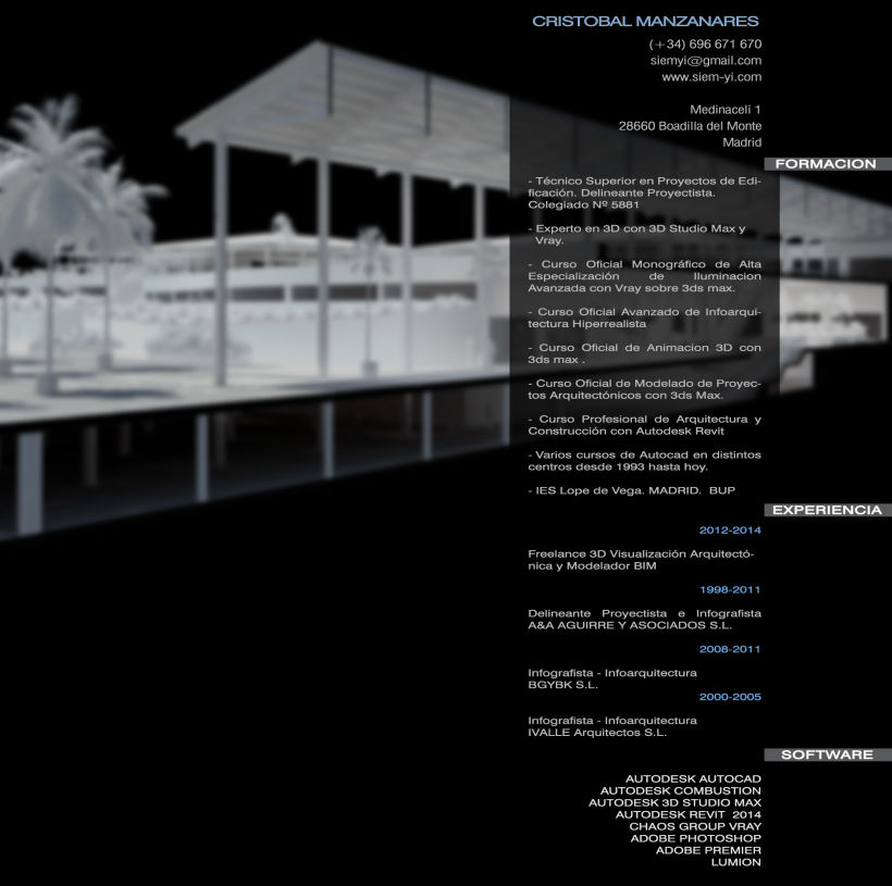 Portfolio Arquitectura 2014 | 3D 0