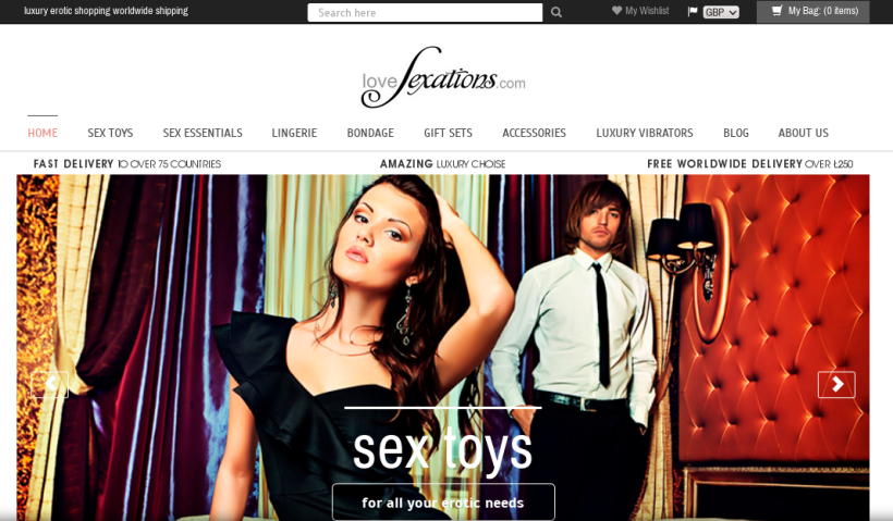 Shopify luxury erotic shop 1