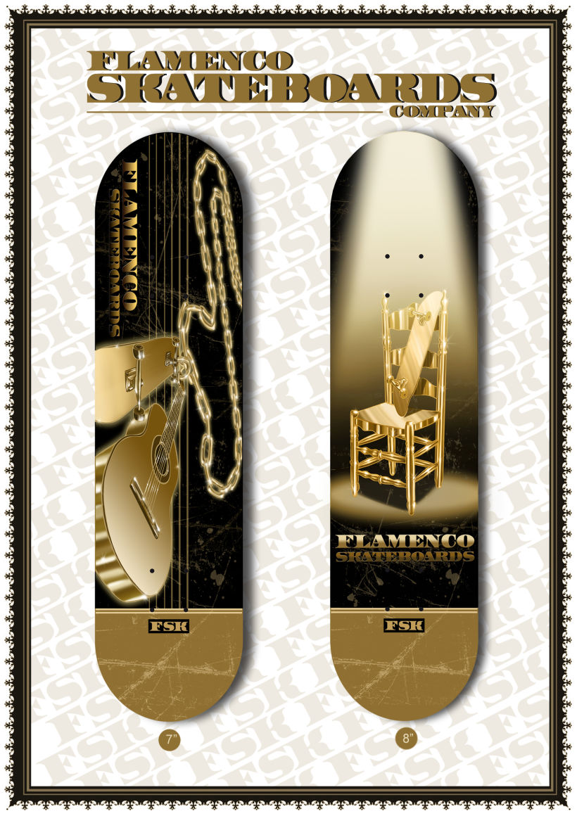 Flamenco skateboards design 0