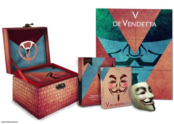 V de Vendetta. Libro de prestigio y merchandising 0