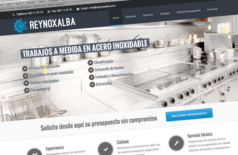 Identidad corporativa y página web de Reynoxalba 3