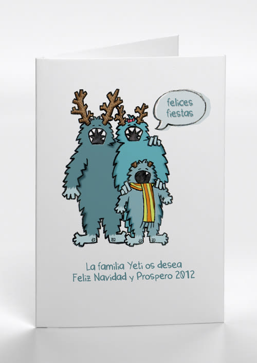 Navidad Mounstruosa 2012, tarjetas navideñas 2