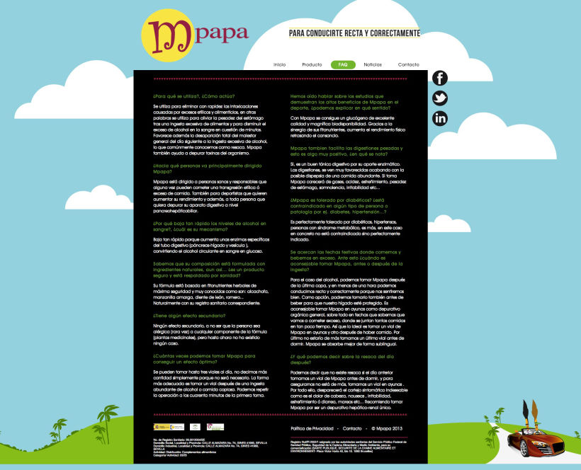Proyecto web Mpapa: diseño y maquetación web 2