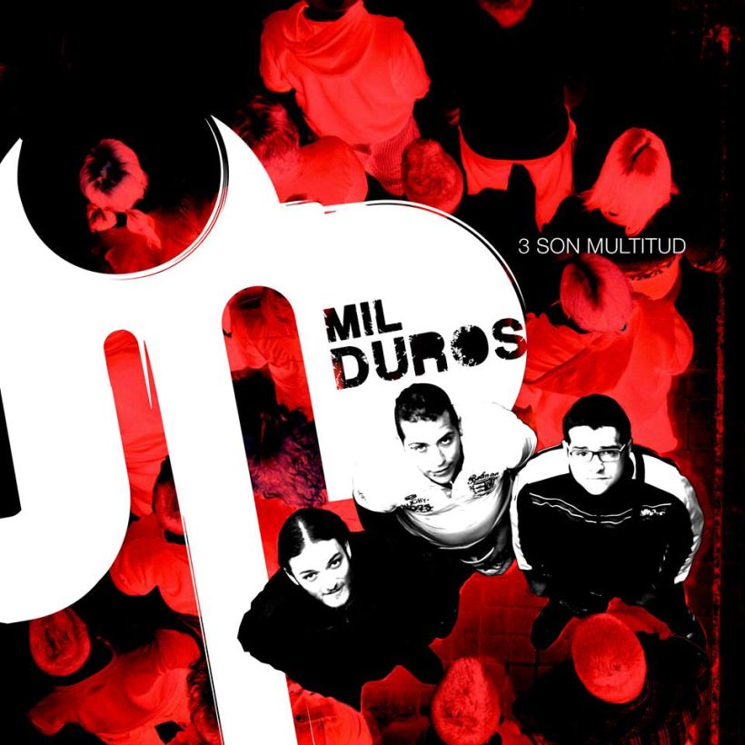 Portada del nuevo disco de MIL DUROS "Tres son multitud".  0
