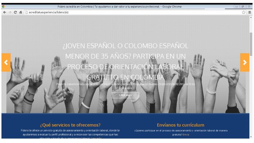 Creación Página Web Proyecto en Colombia -1