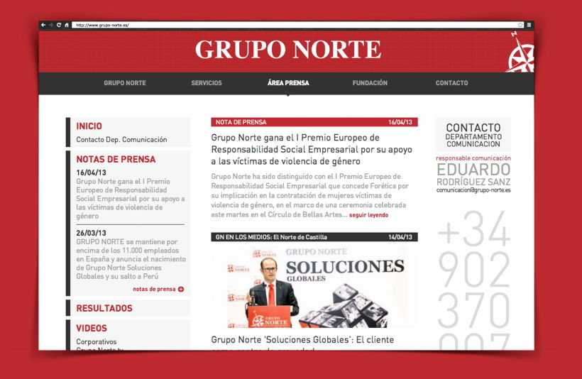 web Grupo Norte 2