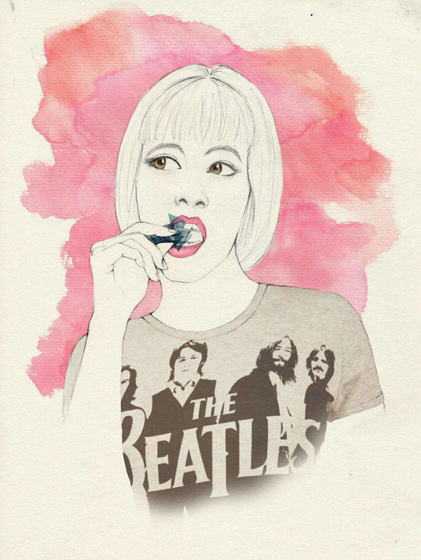 The Beatles Illustrated Characters 13