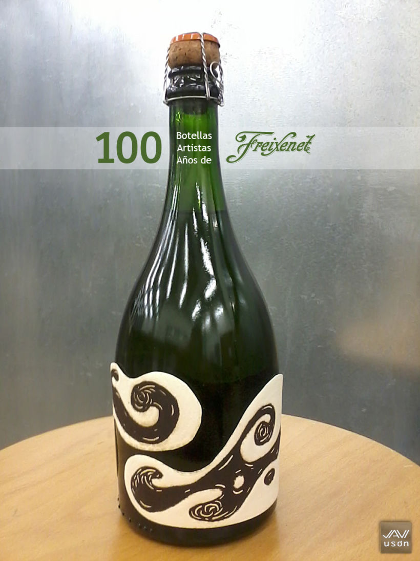Exposición 100 Botellas, 100 Artistas, 100 Años de Freixenet. 1