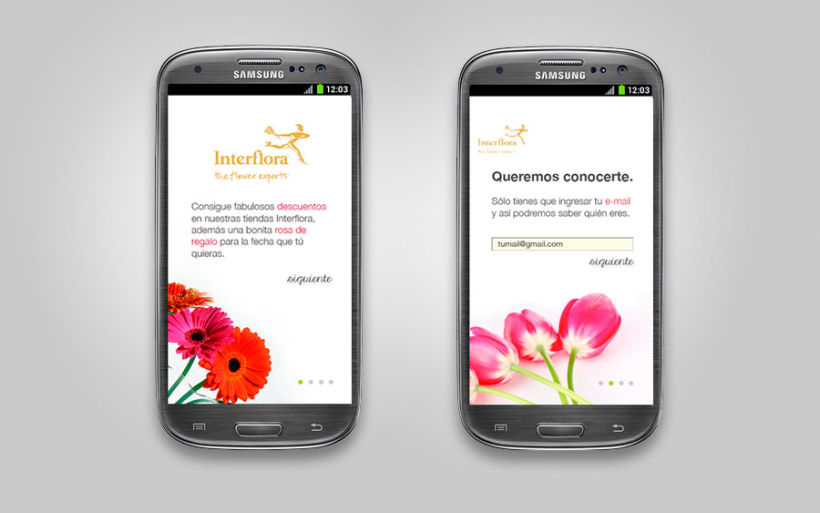 Diseño de App Interflora (Android) -1