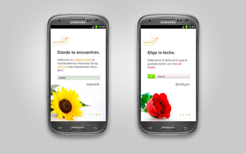 Diseño de App Interflora (Android) 2