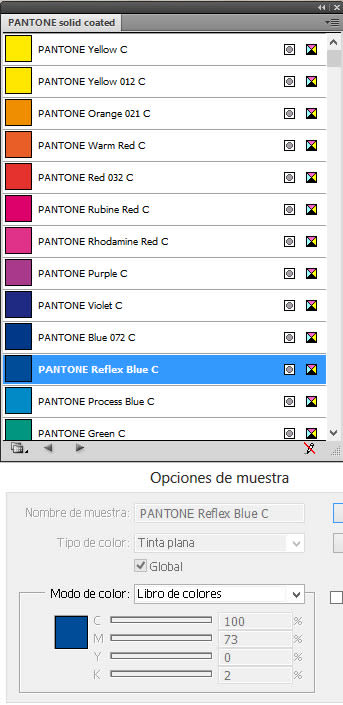 Problema con Pantone Color Bridge 1