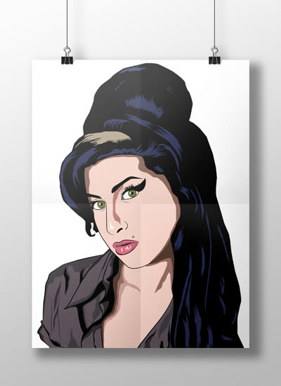 Ilustración Amy Winehouse 1