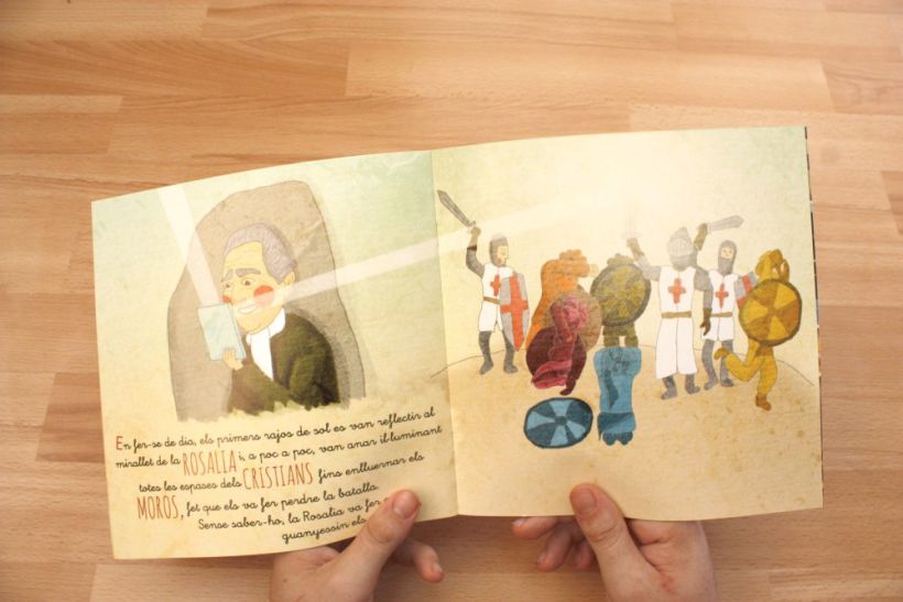 Ilustraciones para el libro infantil: LA ROSALIA I LA VERGE DE L'ALBA 0