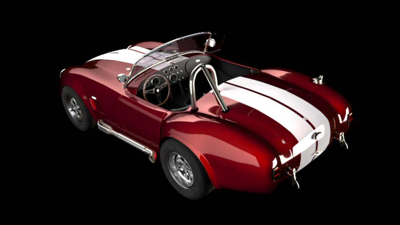 Shelby AC Cobra (Blender 3D) 1
