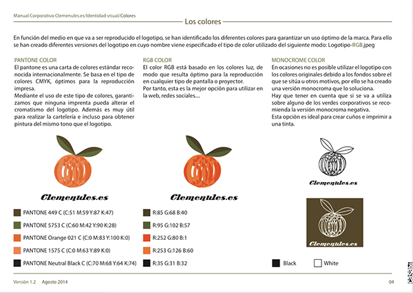 Manual corporativo Clemenules.es 3