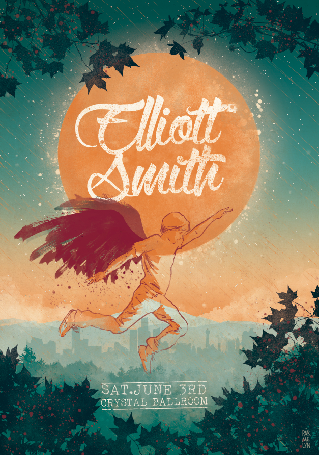 Ilustración para Music Lovers - Elliott Smith  0