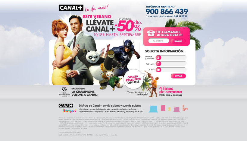 Canal + Oferta de verano -1