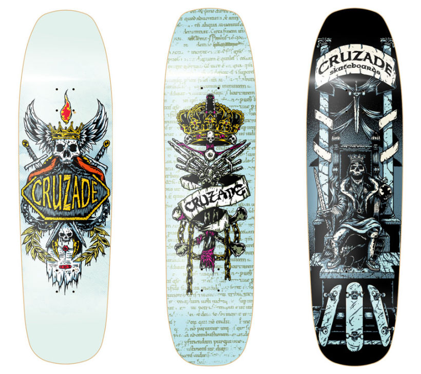 Cruzade Skateboards - Deck Designs 1