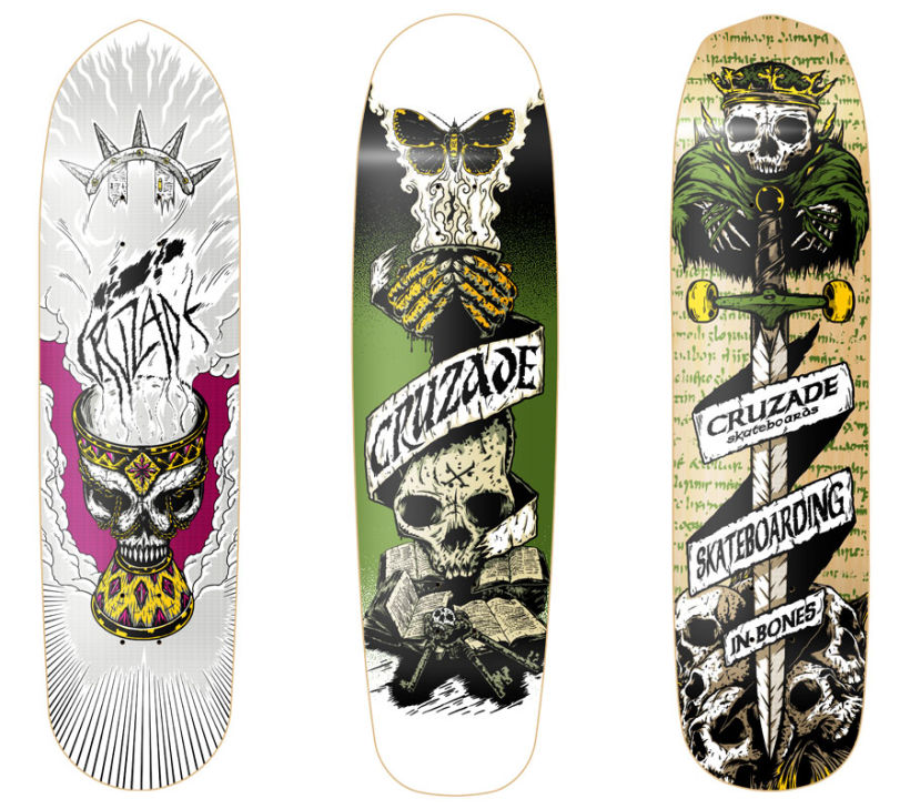 Cruzade Skateboards - Deck Designs 2