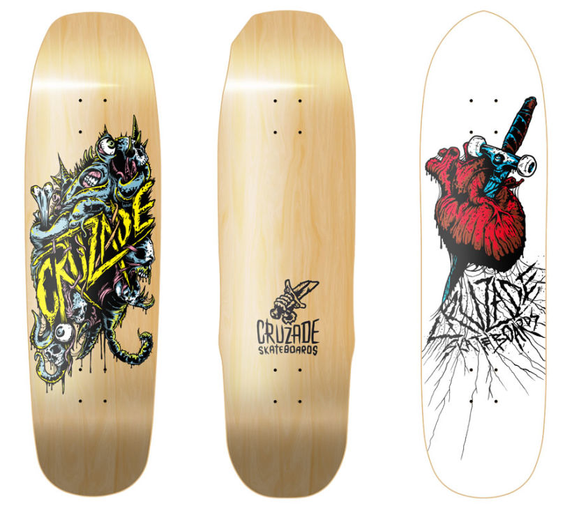 Cruzade Skateboards - Deck Designs 4