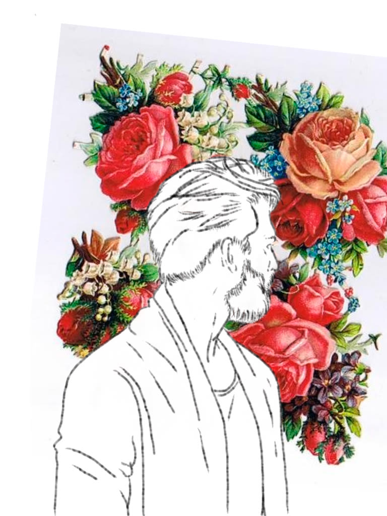 Drawings: Guys and flowers 1