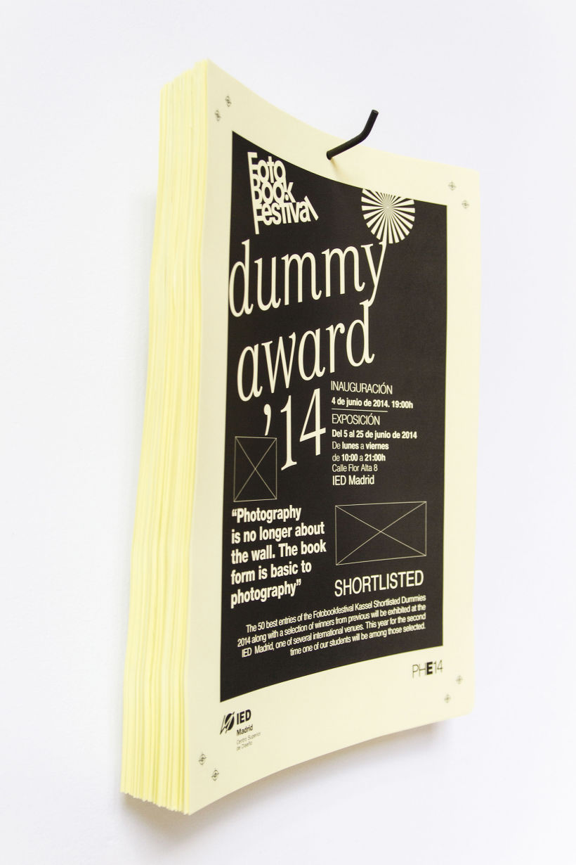 FotoBookFestival, Dummy Award 2014. Photo España 2